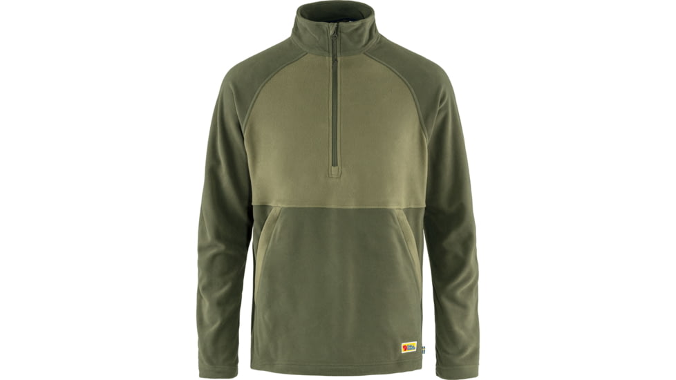 Fjallraven Vardag Lite Fleece - Mens, Laurel Green/Light Olive, 2XL, F87055-625-622-XXL