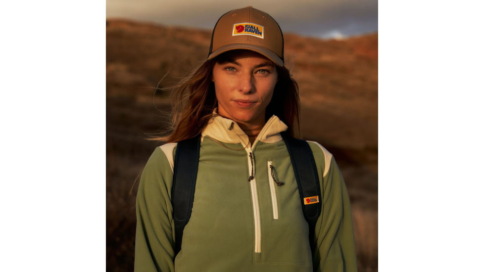 Fjallraven Vardag Lite Fleece - Womens, Sage Green/Chalk White, Medium, F84785-516-113-M