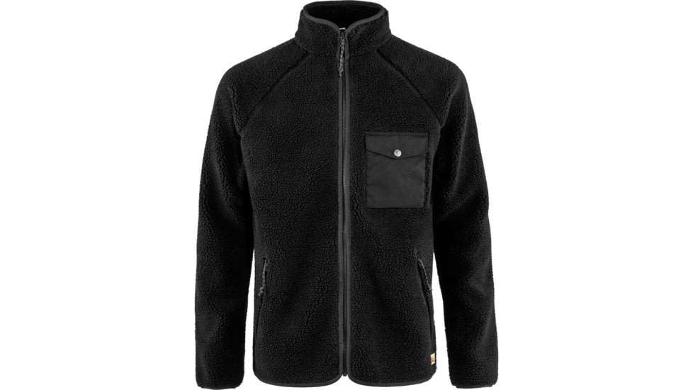 Fjallraven Vardag Pile Fleece - Mens, Black, Medium, F84158-550-M