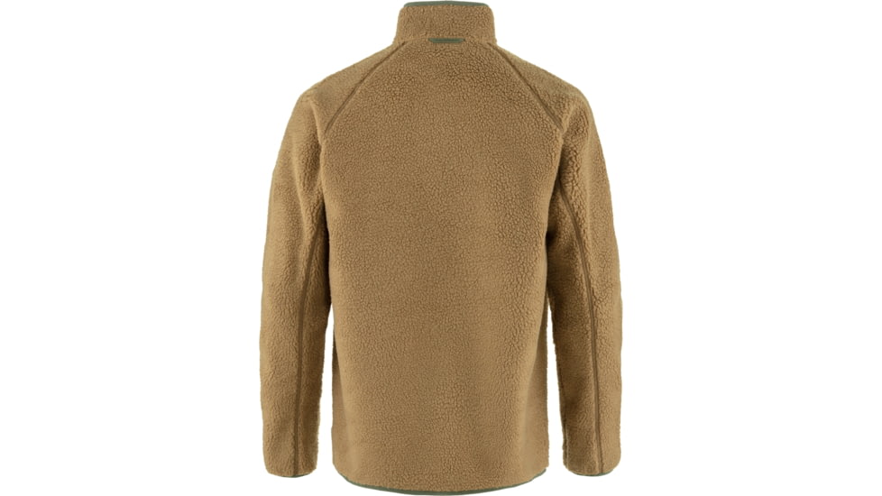 Fjallraven Vardag Pile Fleece - Mens, Buckwheat Brown/Laurel Green, Small, F84158-232-625-S