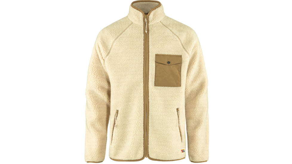Fjallraven Vardag Pile Fleece - Mens, Chalk White, Medium, F84158-113-M