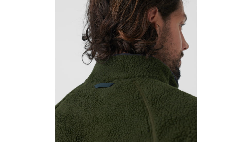 Fjallraven Vardag Pile Fleece - Mens, Deep Forest, Medium, F84158-662-M