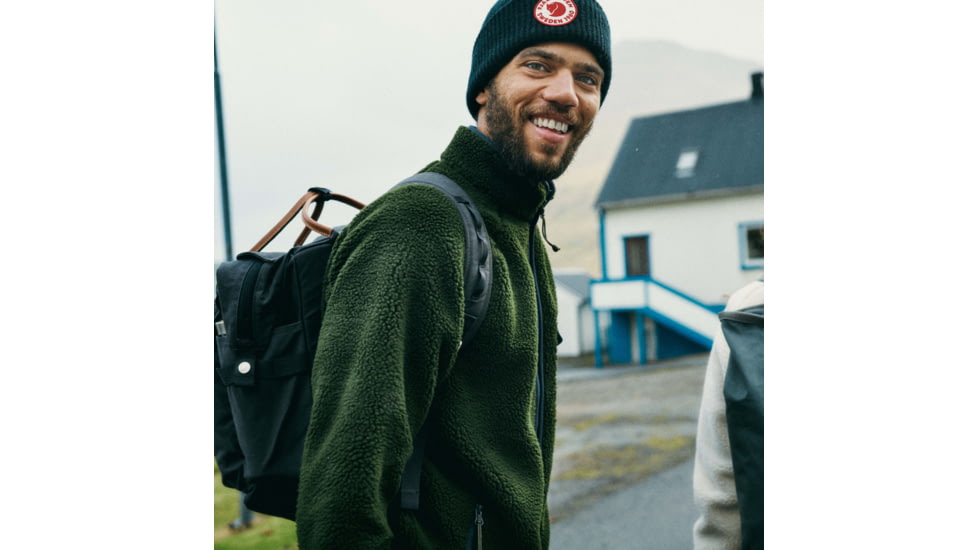 Fjallraven Vardag Pile Fleece - Mens, Deep Forest, Medium, F84158-662-M