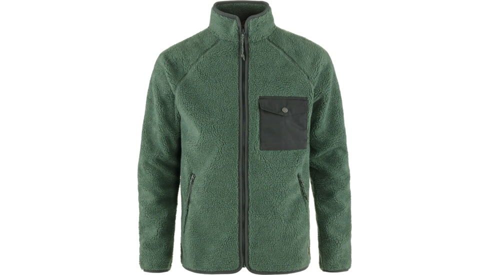 Fjallraven Vardag Pile Fleece - Mens, Deep Patina/Iron Grey, 2XL, F84158-679-048-XXL