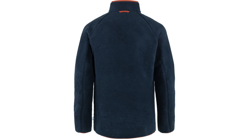 Fjallraven Vardag Pile Fleece - Mens, Navy-Autumn Leaf, Large, F84158-560-215-L