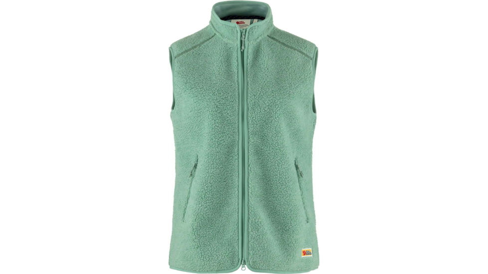 Fjallraven Vardag Pile Fleece Vest - Womens, Aloe Green, Large, F86994-676-L
