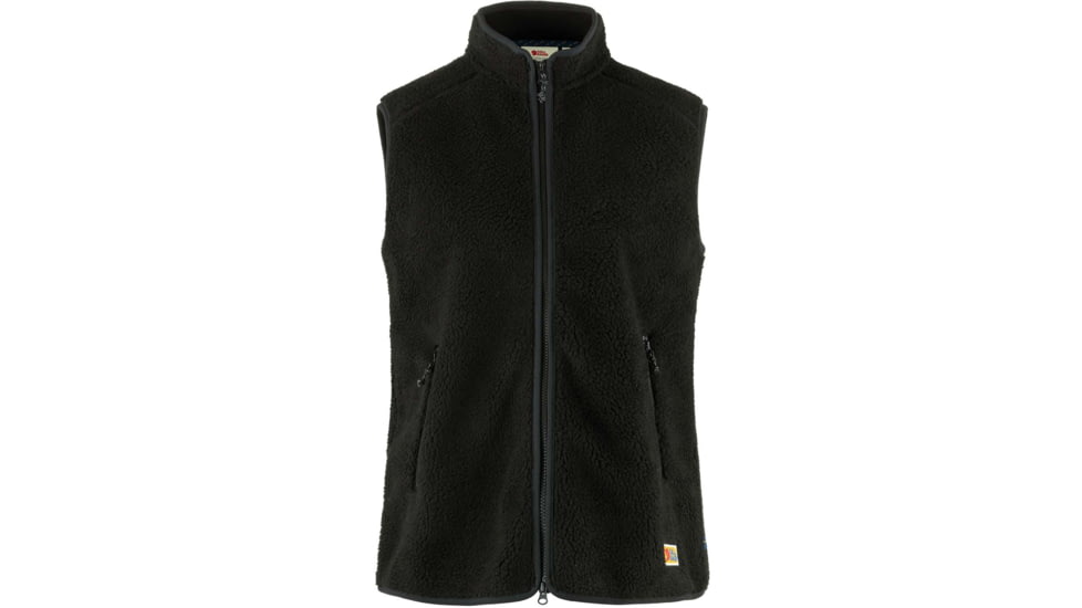 Fjallraven Vardag Pile Fleece Vest - Womens, Black, Extra Small, F86994-550-XS