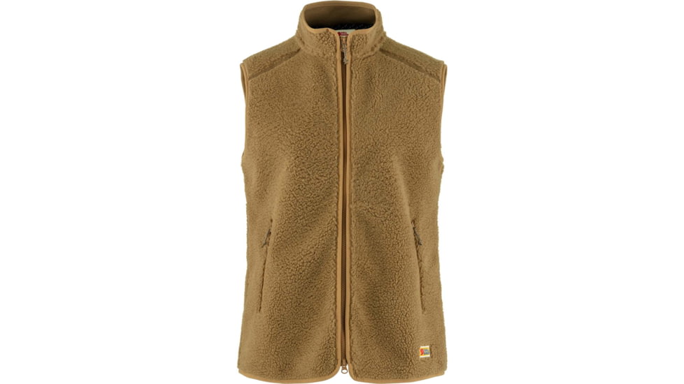 Fjallraven Vardag Pile Fleece Vest - Womens, Buckwheat Brown, Extra Small, F86994-232-XS