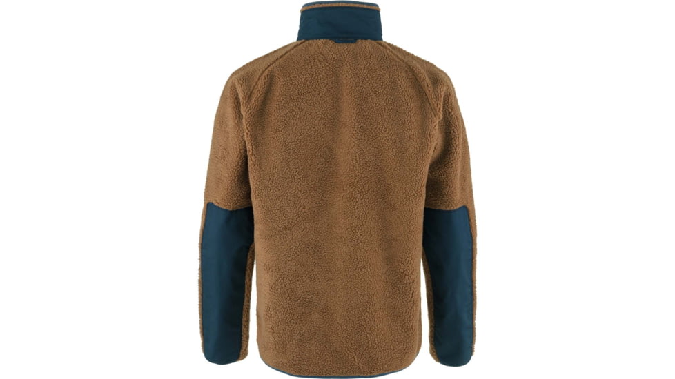 Fjallraven Vardag Pile Jacket - Mens, Chestnut/Navy, 2XL, F87164-230-560-XXL