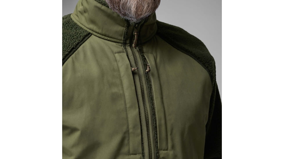 Fjallraven Vardag Pile Jacket - Mens, Deep Forest/Laurel Green, Extra Small, F87164-662-625-XS