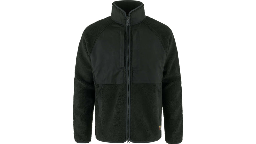 Fjallraven Vardag Pile Jacket - Mens, Black/Black, Extra Small, F87164-550-550-XS