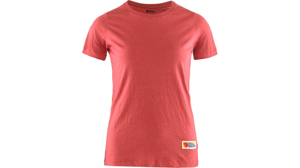 Fjallraven Vardag T-Shirt - Womens, Red, 2XS, F83511-320-XXS