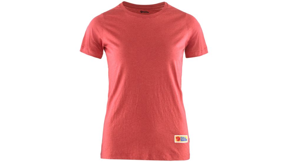 Fjallraven Vardag T-Shirt - Womens, Red, Large, F83511-320-L
