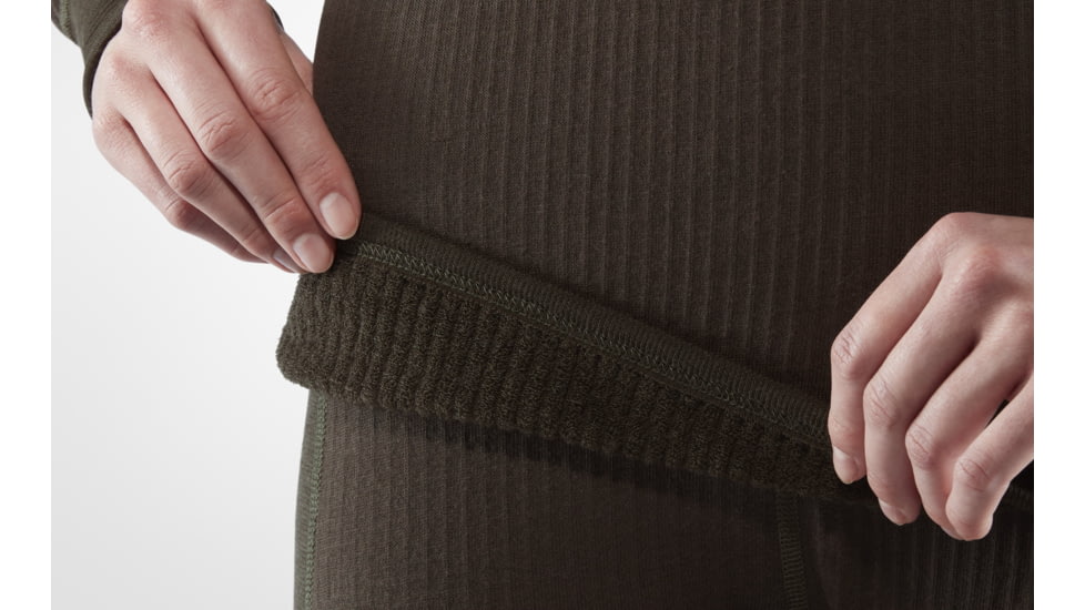 Fjallraven Varmland Woolterry Half Zip - Womens, Dark Olive, Extra Small, F90839-633-XS