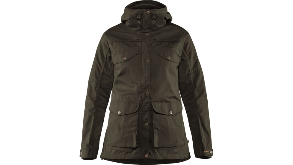 Fjallraven Vidda Pro Jacket - Womens, Small, Dark Olive, F89856-633-S