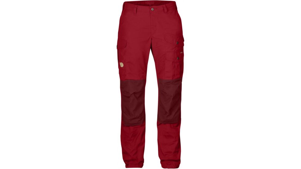 Fjallraven Vidda Pro Trousers Womens, Deep Red, 42 Waist F89335-325-42