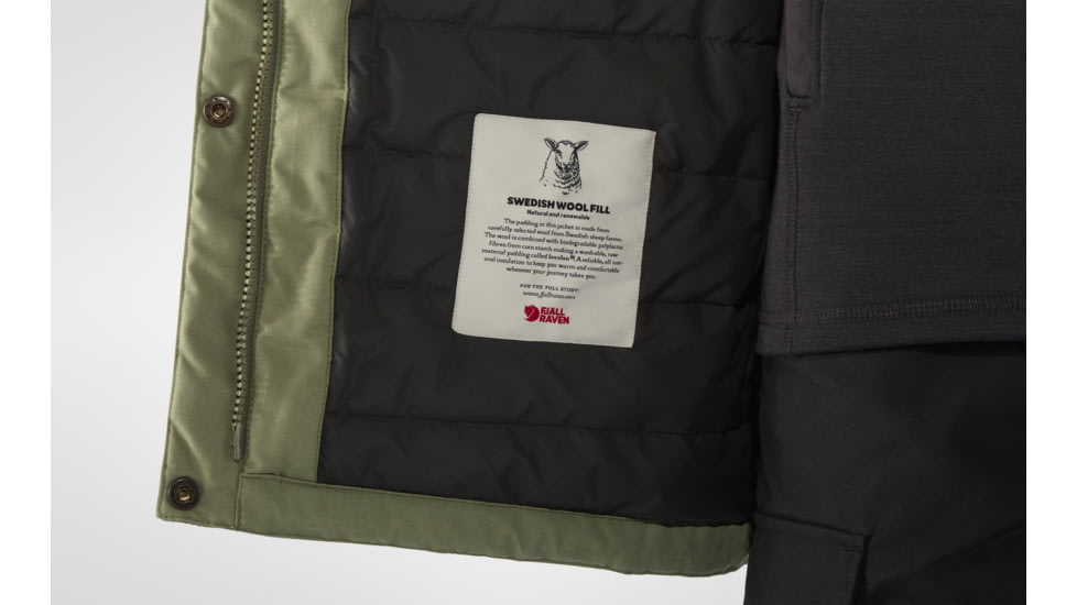 Fjallraven Vidda Pro Wool Padded Jacket - Womens, Green, 2XS, F86330-620-XXS