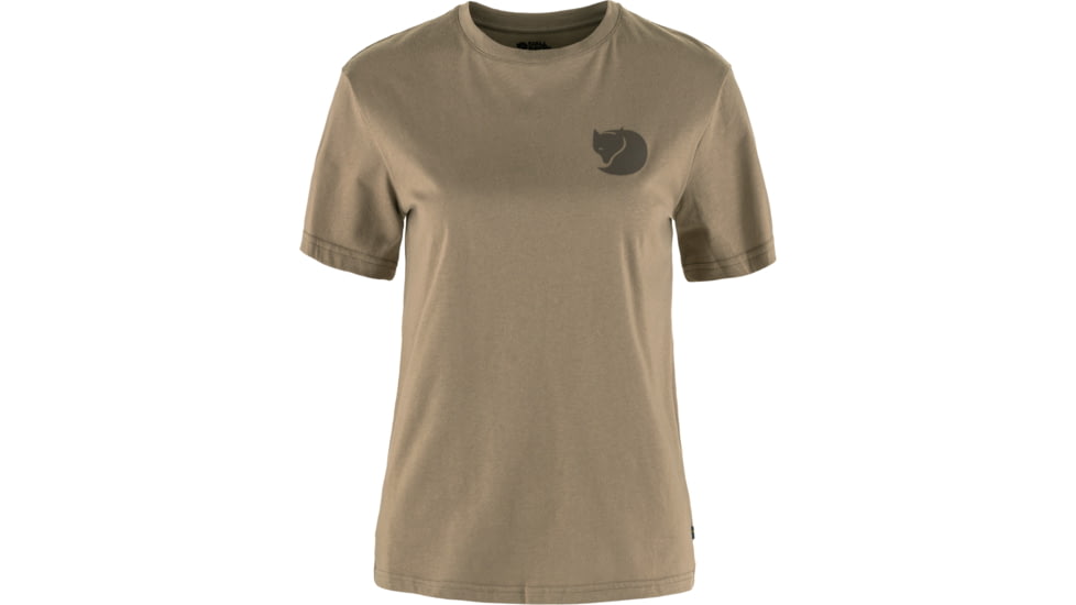 Fjallraven Walkith Nature T-Shirt - Womens, Suede Brown, Extra Large, F14600171-244-XL