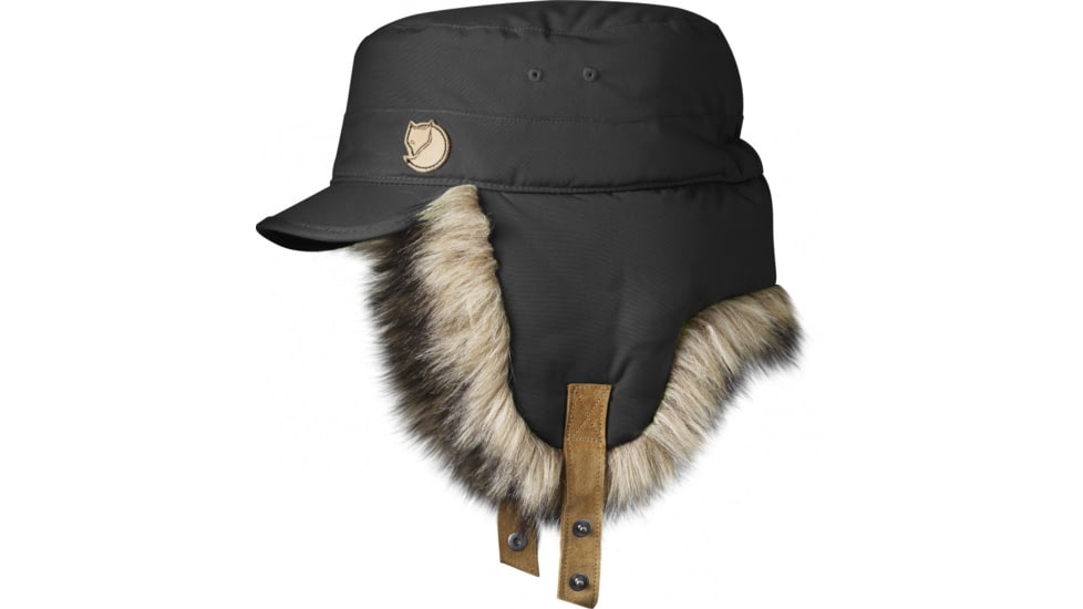 Fjallraven Woodsman Cap - Men's-Dark Grey-X-Large