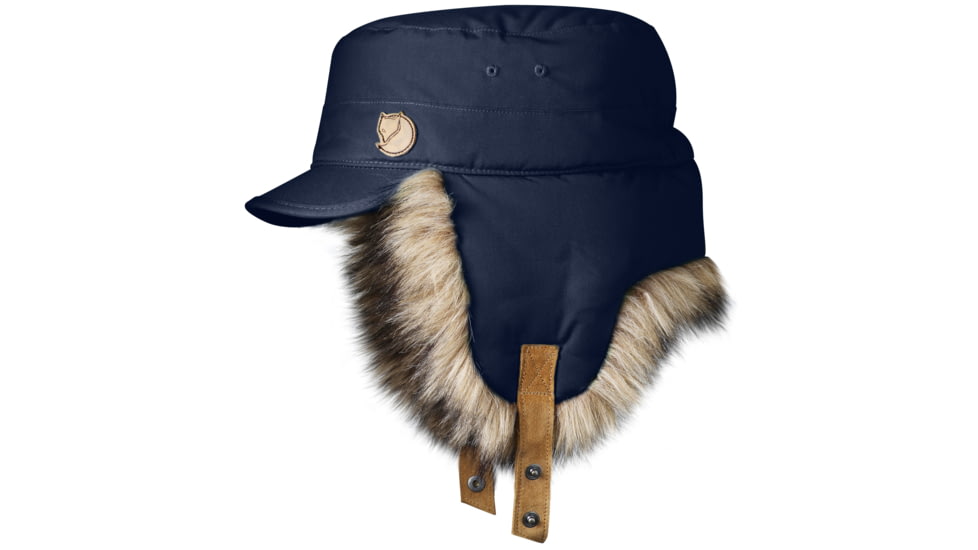 Fjallraven Woodsman Cap - Men's-Dark Navy-X-Large