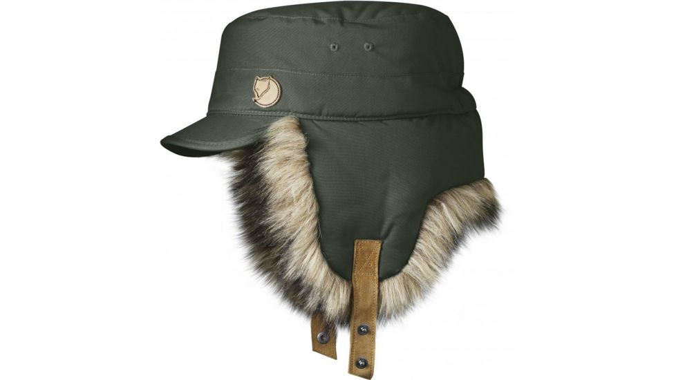 Fjallraven Woodsman Cap - Mens-Mountain Grey-Large