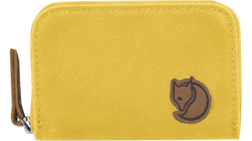 Fjallraven Zip Card Holder-Ochre