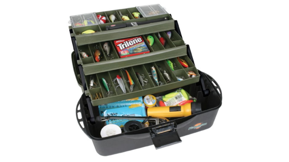 Flambeau 3 Tray Tackle Box w/Lid Storage, Extra Large, 2237B