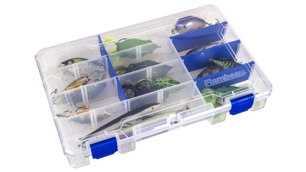 Flambeau 4004 Tuff Tainer 4 Fixed Compartments With Adjust. Dividers and Zerust, 4004