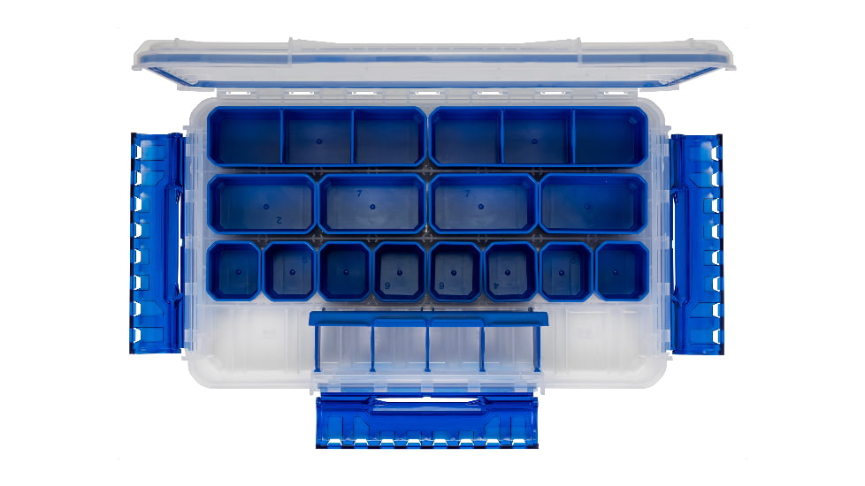 Flambeau Terminal Slim Waterproof Ultimate Tuff Tainer, 14in L x 8.89in W x 1.7in H, WP5015TT