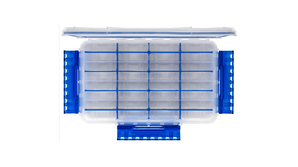 Flambeau Ultra Divided Slim Waterproof Ultimate Tuff Tainer, 14in L x 8.89in W x 1.7in H, WP5015UD