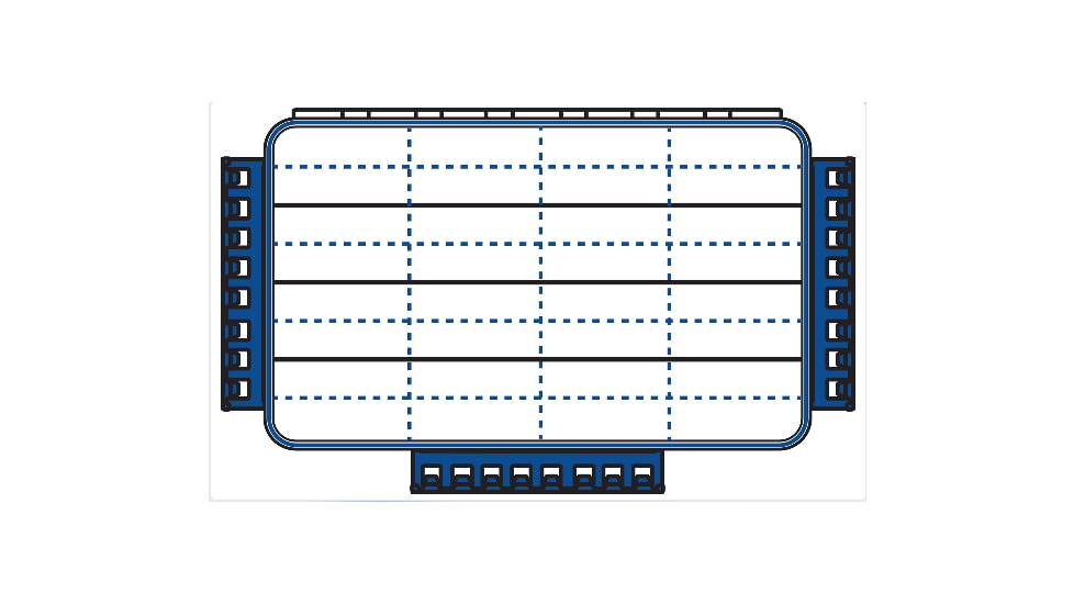 Flambeau Ultra Divided Slim Waterproof Ultimate Tuff Tainer, 14in L x 8.89in W x 1.7in H, WP5015UD