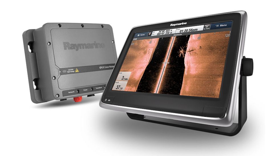 Flir Maritime CP200 Chirp Sidevision Module With CPT-200 Transom Mount Transducer Use With Any Multi-Function Display 7in or 8in Series., Black, Standard, E70257