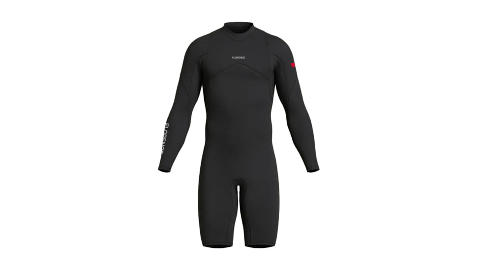 Florence Marine X 2MM Standard Issue Zipperless Long Sleeve Springsuit, FMW00018-BLK-ST