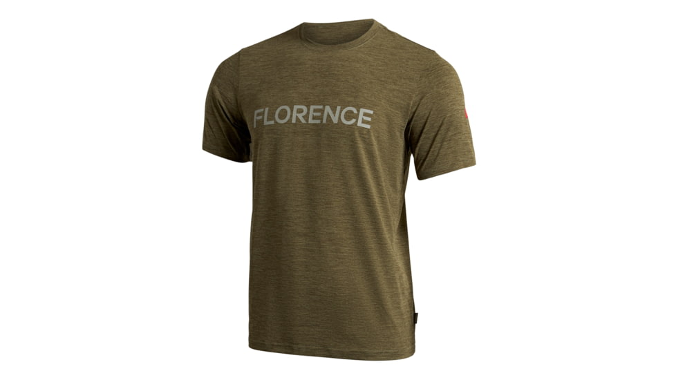 Florence Marine X Airtex Florence Logo Short Sleeve Shirt, FMSS00036-LHG-M