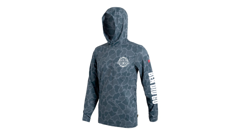 Florence Marine X Ben Carlson Airtex Long Sleeve Hooded Shirt, FMSS90103-HME-XS
