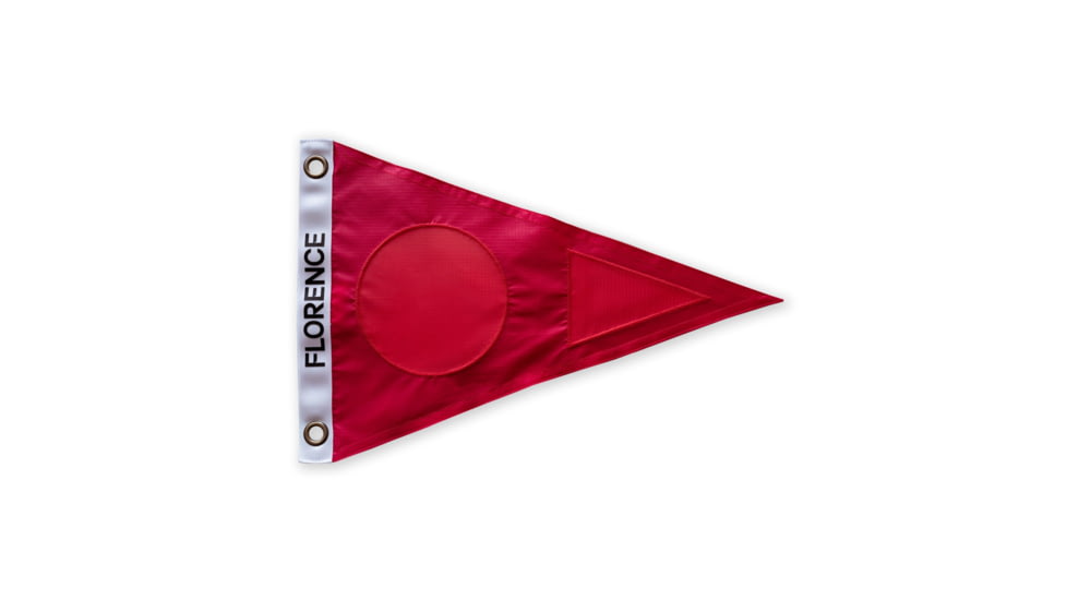 Florence Marine X Burgee, FACX00001-RED-One Size