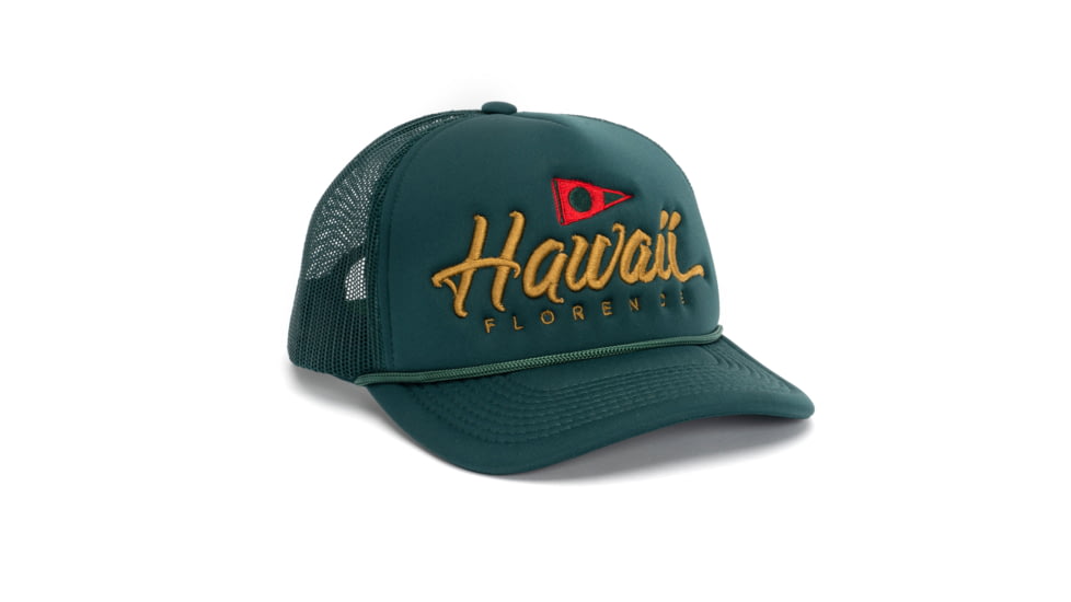 Florence Marine X Island Script Trucker Hat, FHW00047-DEM-One Size