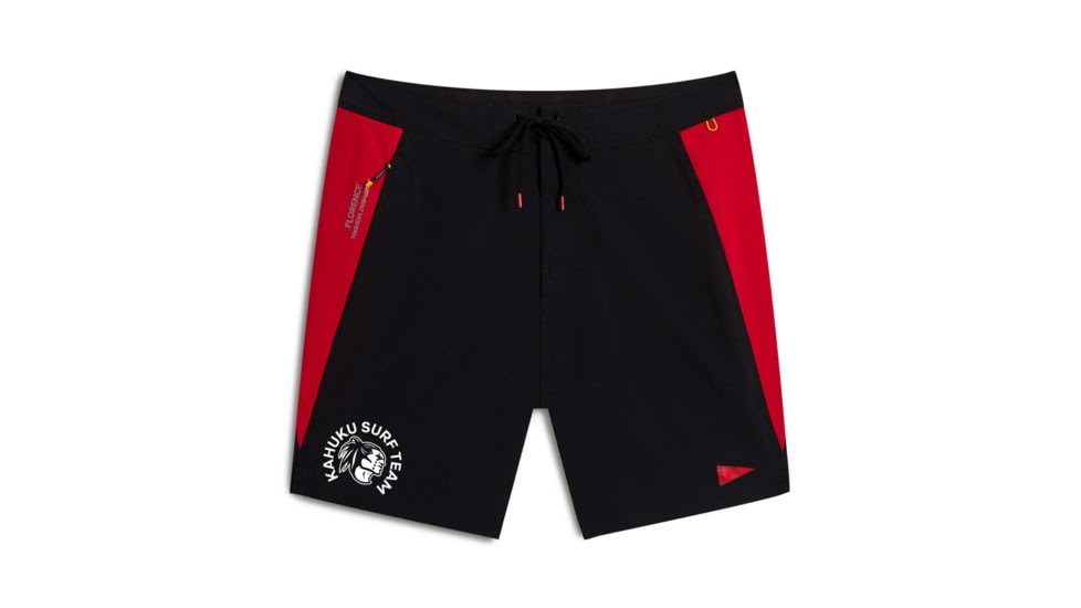 Florence Marine X Kahuku Red Raiders Cordura Airtex Boardshort, FMBS90017-RRD-36