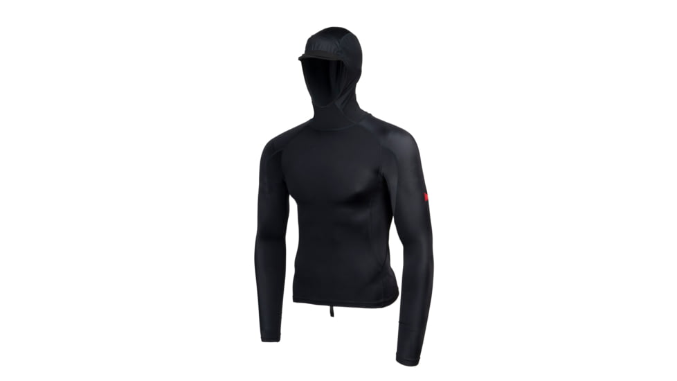 Florence Marine X Long Sleeve Utility Pocket Hooded Rashguard, FMSS00011-WHT-XS