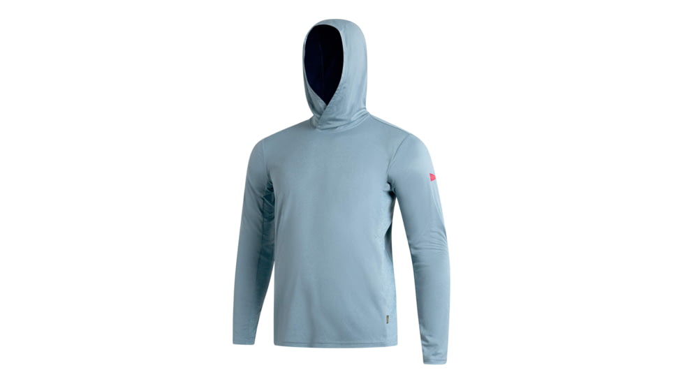 Florence Marine X Sun Pro Long Sleeve Crossover Hooded UPF Shirt, FMSS00041-DTN-M