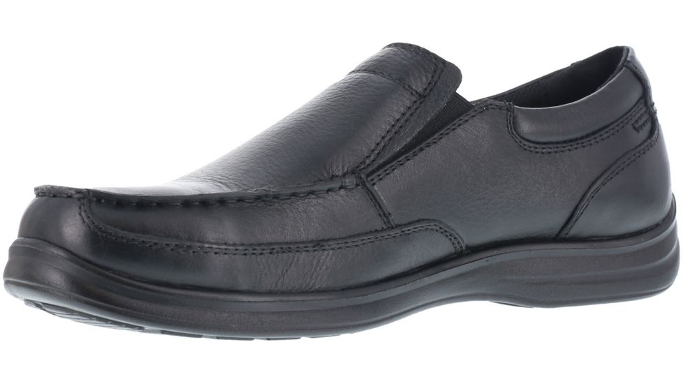 Florsheim Wily Moc To Slip-On Oxford 6 EEE, Women, Black FS28-Black-6-Womens-EEE
