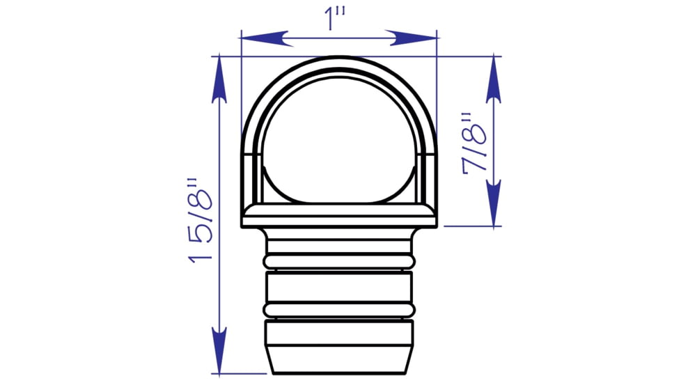 Flow-Rite Flow Rite Push In Drain Plug 3/4, 3/4in, MA-022