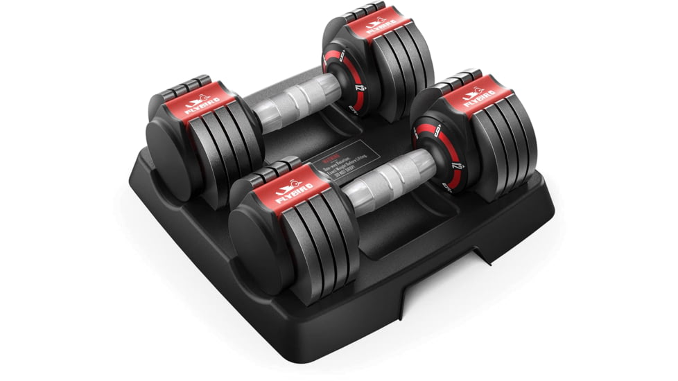 Flybird Fitness 15lb - Adjustable Dumbbells, 7723304321282