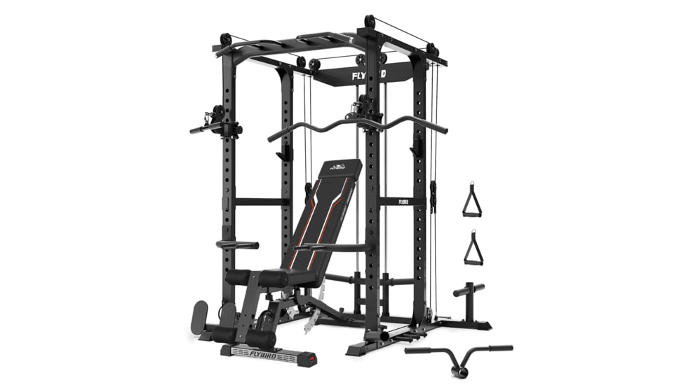 Flybird Fitness Flybird Power Rack Set For Limited Gym Space, Multi, One Size, 8385322877186