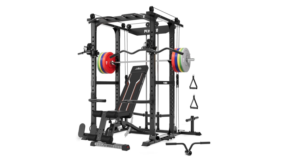 Flybird Fitness Power Rack 7E3A952B, Power Rack+FB3000 Weight Bench, FBPOWERRACK+FB3000AWB