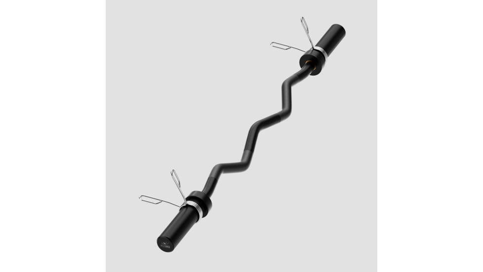 Flybird Fitness Weightlifting 718936C7, Curl Bar Black, Ready to ship Mid-April, FCURLBARB