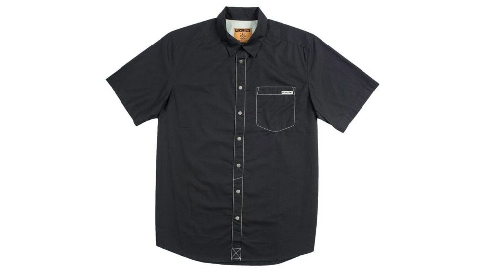 Anderson Short Sleeve Shirt - Mens-Black-Small