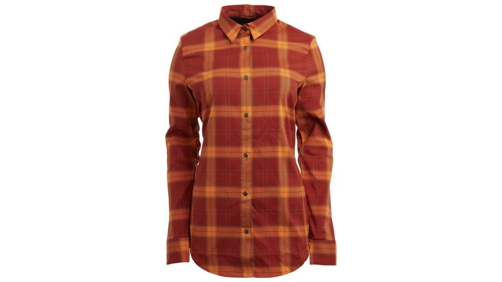 FlyLow Brigitte Flannel - Womens, Terracotta/Papaya/Desert, Small, 0751-1807