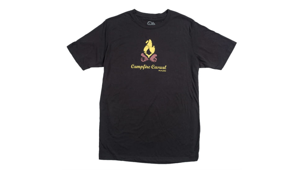 FlyLow Campfire T - Men's-Black-Small
