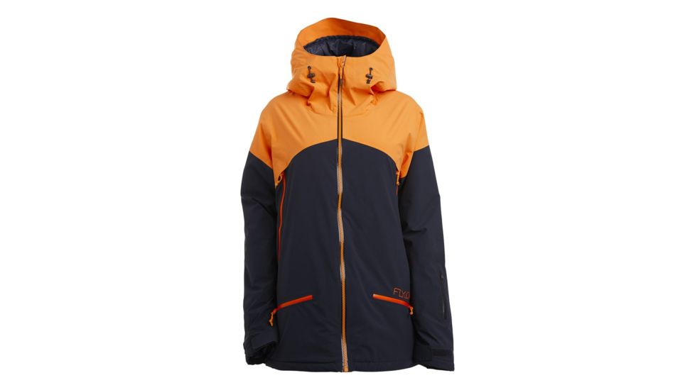 FlyLow Daphne Jacket - Womens, Papaya/Navy, M, 5600-1803